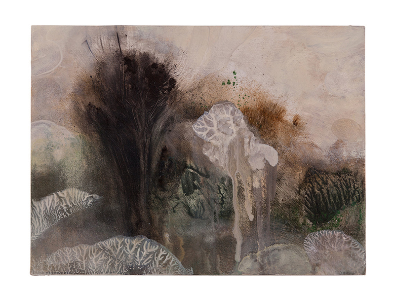 favuch, Sara Welponer oil painting on wood, elderberry