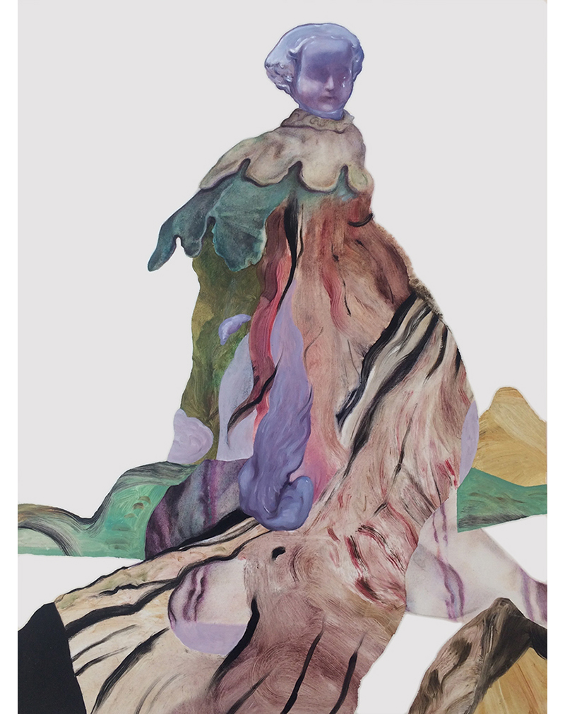 lucid dreams and glazed thoughts, Sara Welponer oil painting on paper, surreal anatomy, mustererkennung, BOOOOOOOM!